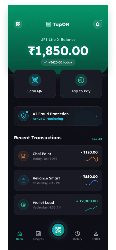 TapQR Dashboard 1