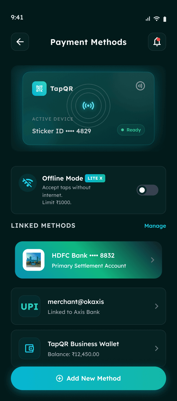 TapQR Dashboard 2